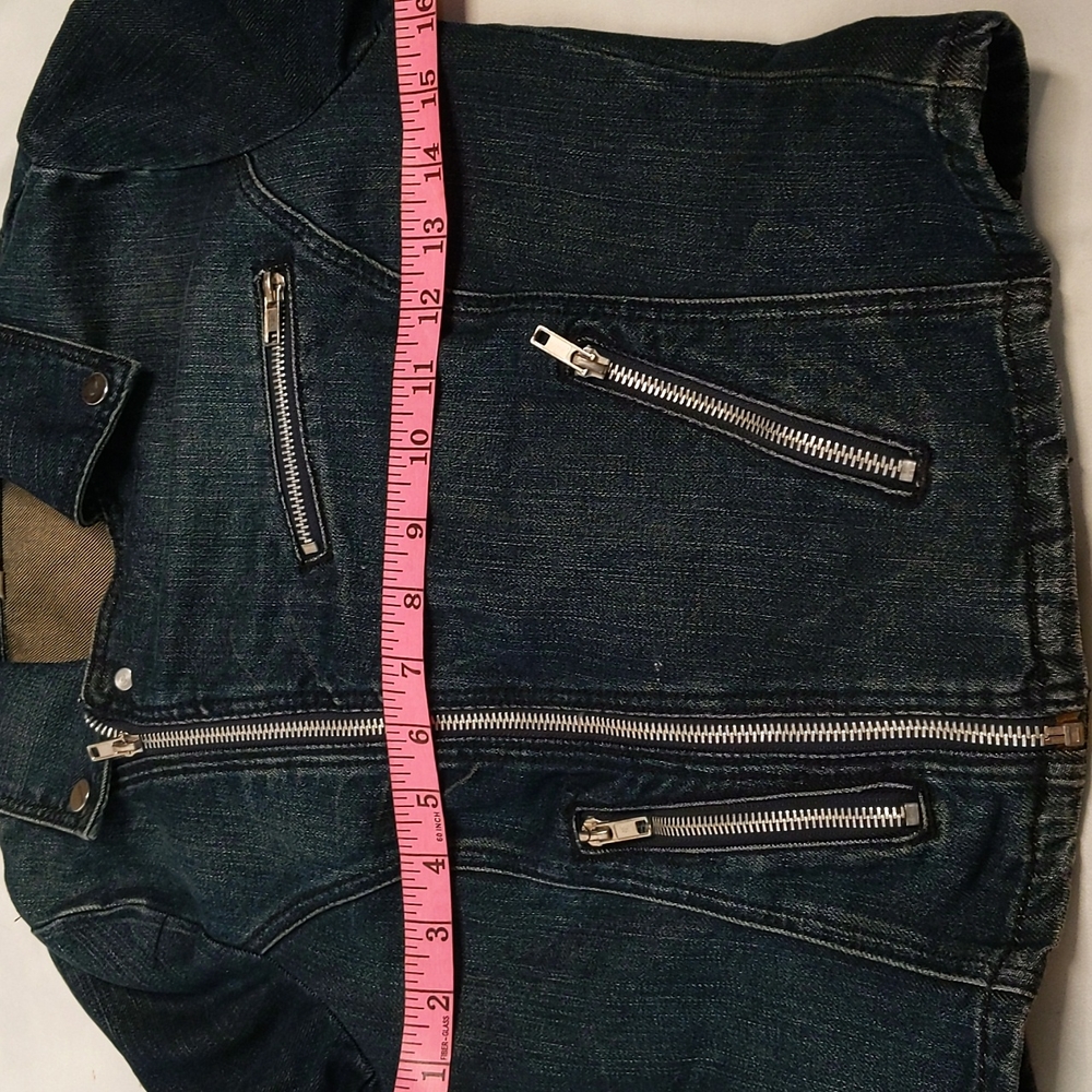 MANGO JEANS Moto Denim Jacket - Picture 11 of 13